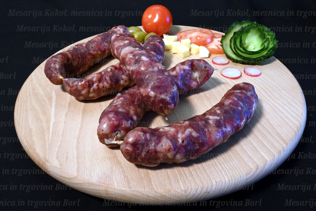 Mesarija Kokol - Suha, neprekajena domača klobasa  