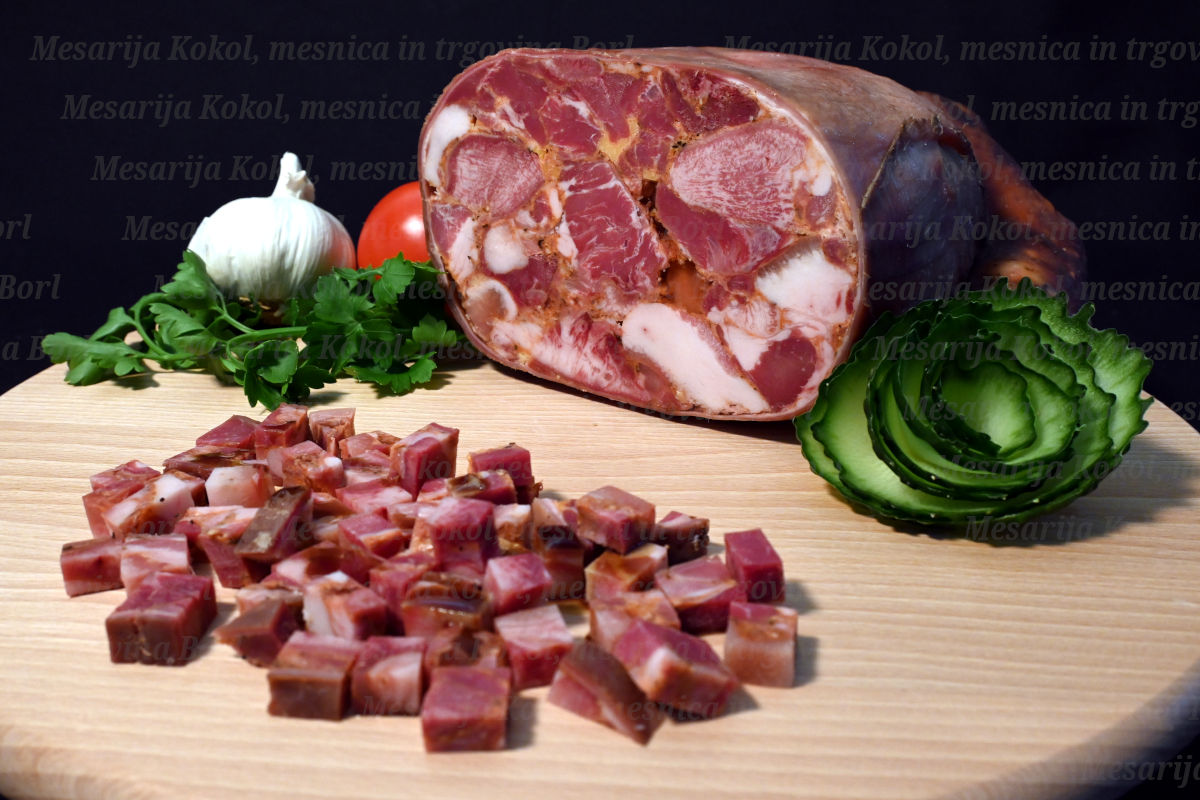  Mesarija Kokol - Polnjen svinjski kot iz Borla  